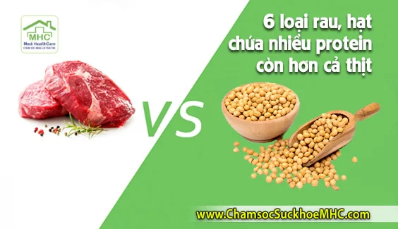 6 loai rau hat nhieu protein hon thit cham soc suc khoe tai nha mhc