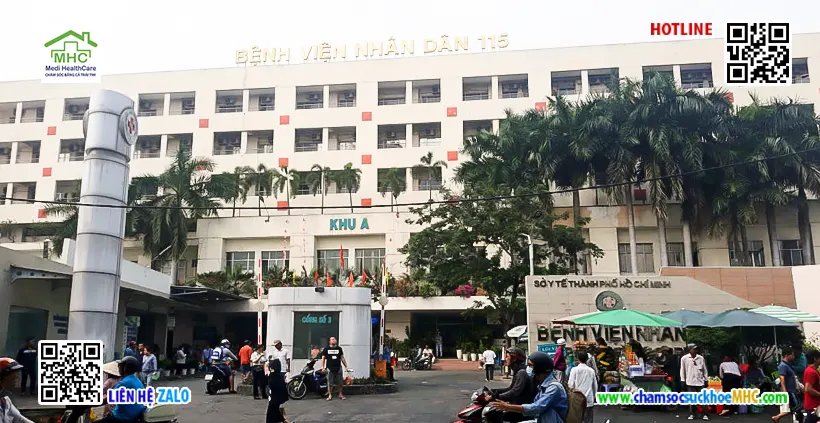 Dịch vụ chăm sóc người bệnh tại bệnh viện 115 2 Bệnh viện Nhân dân 115