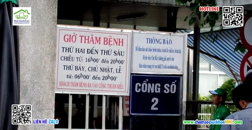Quy định thăm nuôi bệnh viện Chợ Rẫy TP.HCM 2 Giờ thăm nuôi bệnh viện Chợ Rẫy
