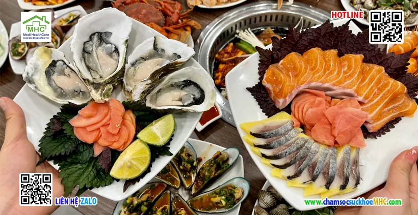 áp xe mông nên kiêng đồ ăn sống